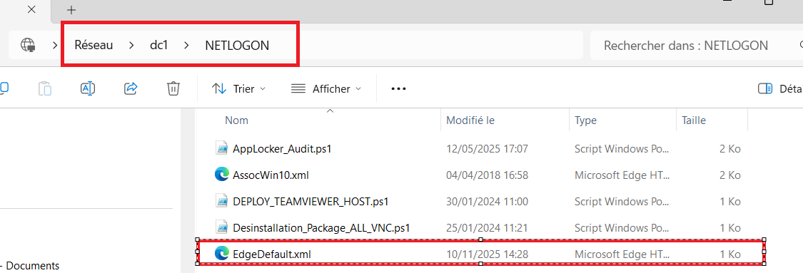 Netlogon EdgeDefault.xml
